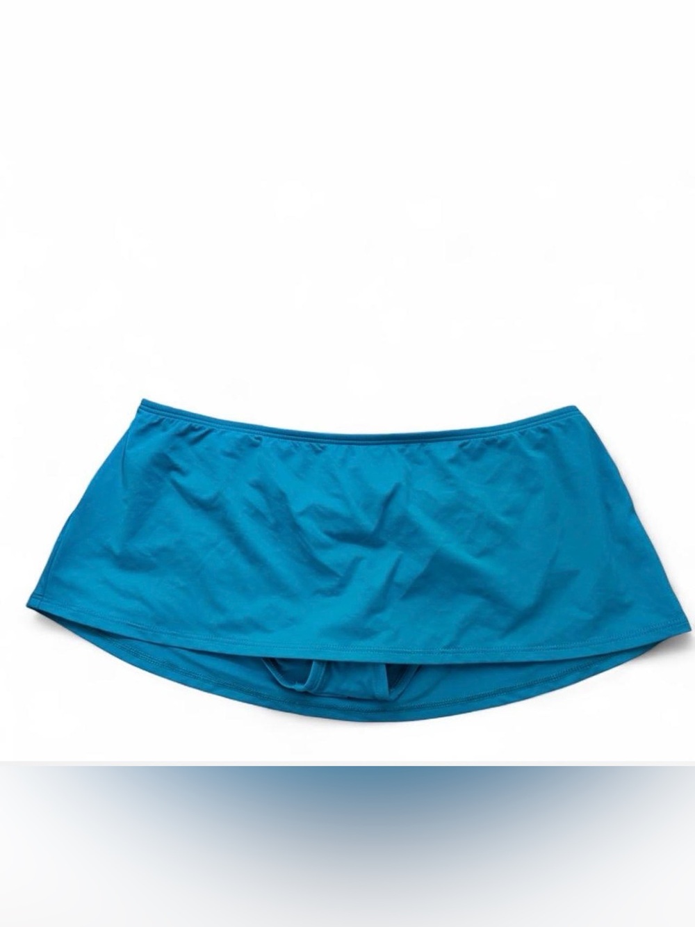 NEW La Blanca Teal Skirted Bikini Bottom Size 8